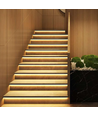 Trappe LED COB stripsæt 11W per trin - 24V DC, IP20, Op til 16 trin, med sensor + effekter
