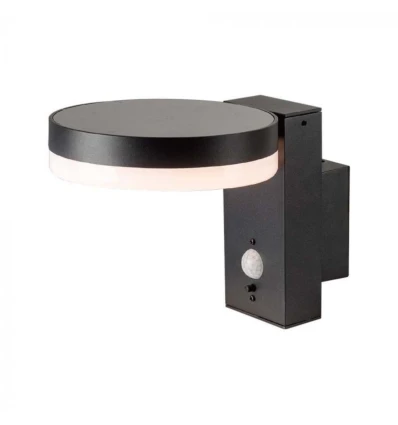 5.5W Solcelle væglampe LED - IP54, sensor