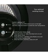 15W Solcelle væglampe LED - IP65, sort, sensor