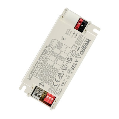 13: Osram 21W 1-10V dæmpbar driver til LED panel - Med 1-10V signal interface, 23-42V, 150-500mA - Dæmpbar : 0-10V dæmpbar