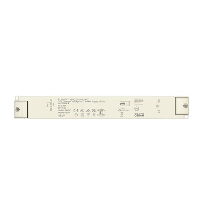 OSRAM 180W / 24V DC strømforsyning - 7.5A, IP20 indendørs