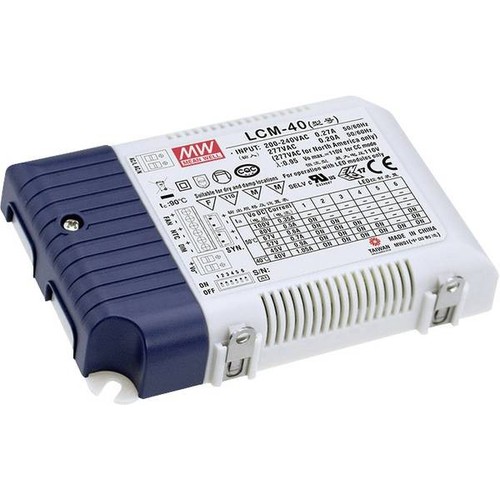 Outlet: Meanwell LCM-25DA2 DALI dæmpbar driver til LED panel - Med Dali interface + push dim, passer til vores 29W LED paneler