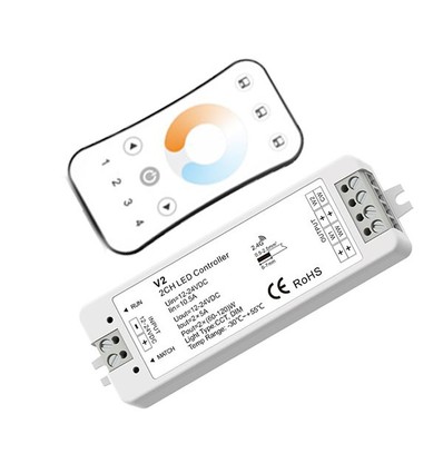 LEDlife rWave CCT controller med fjernbetjening - 12V (96W), 24V (192W)