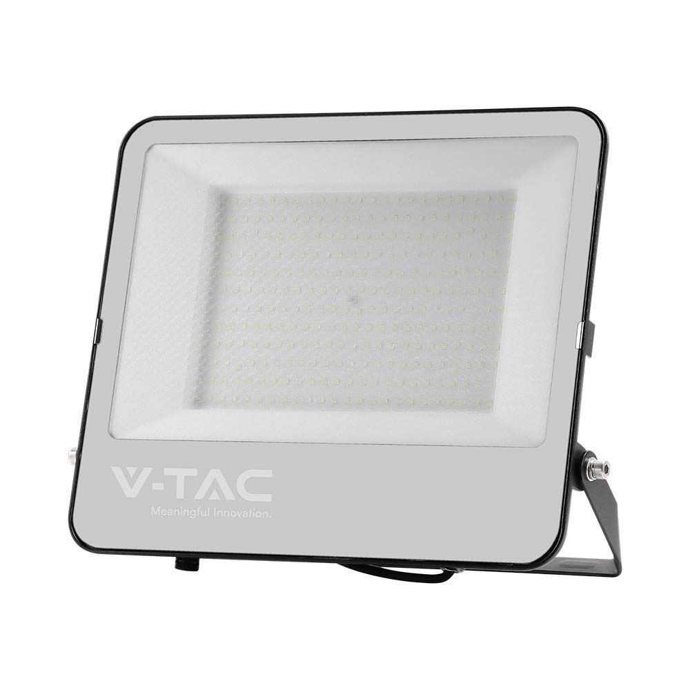 V Tac 200w Led Projektør 185lm/w Arbejdslampe Udendørs Dæmpbar : Ikke Dæmpbar Farve På Hus : Sort Kulør : Kold