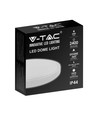 V-Tac 24W LED loftslampe - Ø29,5cm, Højde: 5,5cm, hvid kant, inkl. lyskilde