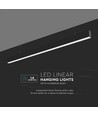 40W LED nedhængt loftarmatur - 120cm, Samsung LED chip