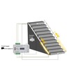 2x5m 12W Trappe LED COB stripsæt - 24V DC, IP20, Med sensor