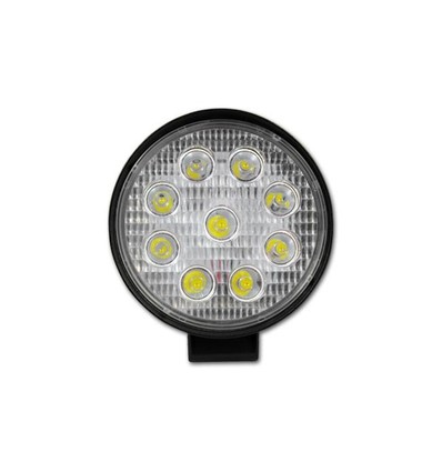 27W LED arbejdslampe - Bil, lastbil, traktor, trailer, udrykningskøretøjer, kold hvid, 12V / 24V