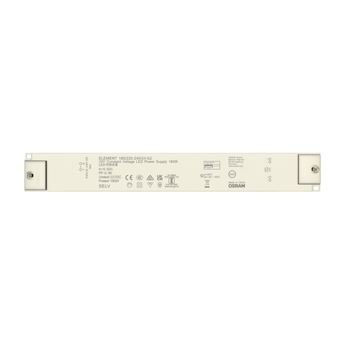 OSRAM 180W / 12V DC strømforsyning - 15A, IP20 indendørs