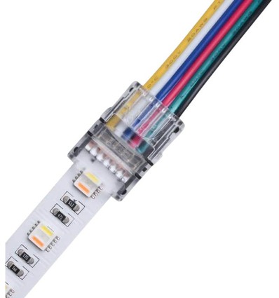 LED strip samler til løse ledninger - 12mm, RGB+CCT, IP20, 5V-24V