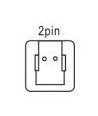 12W LED kompaktrør - 2D fatning, GR8q 2pin
