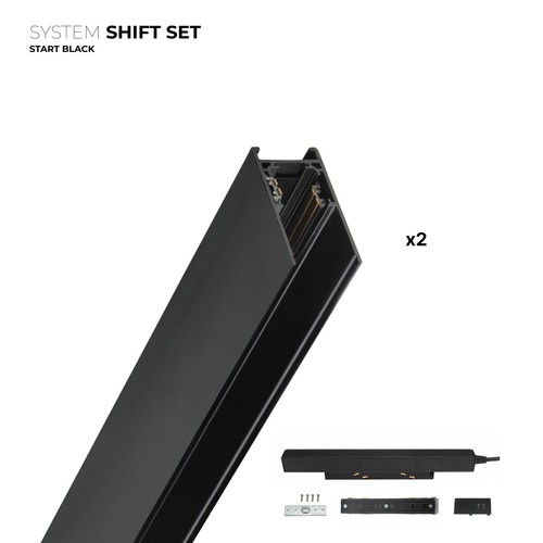 SHIFT Start sæt - 2 meter komplet, Sort