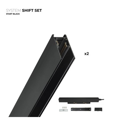 Spectrum SHIFT Start sæt - 2 meter komplet, Sort