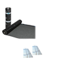 Monteringssæt til tagpap eller ståltag - Til 1 ekstra solcellepanel