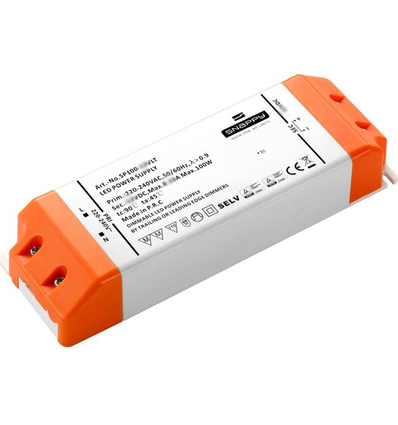 Snappy 100W / 24V DC dæmpbar strømforsyning - 4.17A, IP20 indendørs