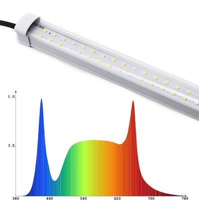 LEDlife Max-Grow 30W vækstarmatur - 120 cm, 30W LED, fuldt spektrum, IP65