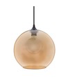 V-Tac glas pendellampe - Ravfarvet, Ø30 cm, E27