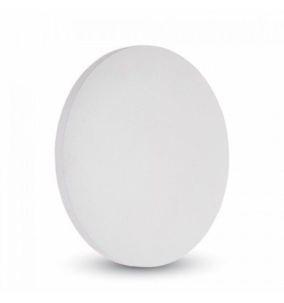 Outlet: 6W LED væglampe - IP65 udendørs, Rund, hvid, indirekte, inkl. lyskilde