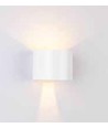 5W LED væglampe - IP65 udendørs, Rund, Hvid, Justerbar spredning, Inkl. lyskilde