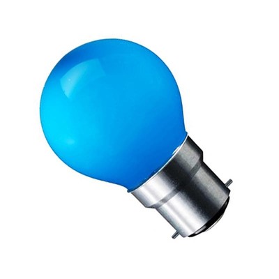 Billede af CARNI1.8 LED pære - 1,8W, blå, 230V, B22