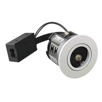 10: LEDlife indbygningspot Inno88 - MR16,12V, mat hvid, IP44, godkendt i isolering