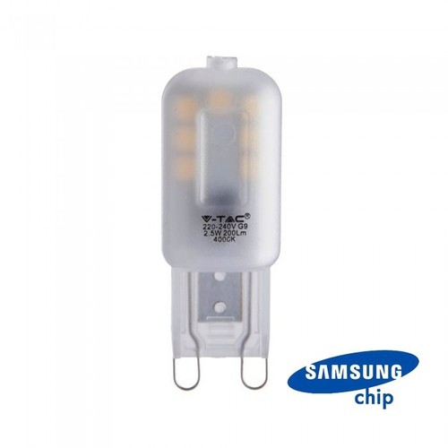 V-Tac 2,5W LED pære - Samsung LED chip, G9