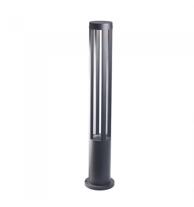 V-Tac 10W LED havelampe - Sort, 80 cm, IP65, 230V
