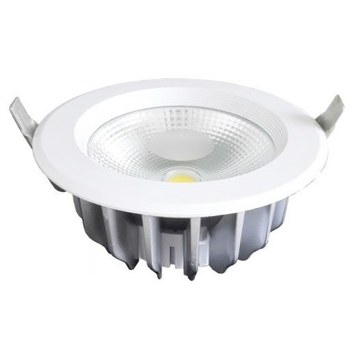 V-Tac 10W LED indbygningsspot - Hul: Ø12 cm, Mål: Ø13.5 cm, 230V