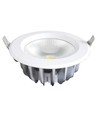 Restsalg: V-Tac 10W LED indbygningsspot - Hul: Ø12 cm, Mål: Ø13.5 cm, 230V