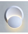 5W LED hvid væglampe - IP20 indendørs, Rund, roterbar, inkl. lyskilde