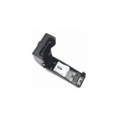 Sort samleboks med quickconnector - 2-pol, aflastning i begge ender, IP20 indendørs