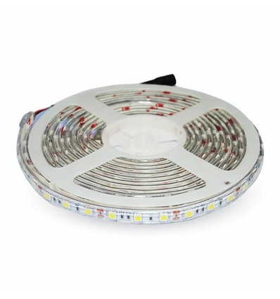 V-Tac 4,2W/m stænktæt LED strip - 5m, IP65, 60 LED pr. meter