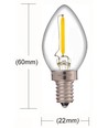 LEDlife 0,7W mini pære - Dæmpbar, 230V, E14