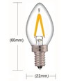 LEDlife 1W mini pære - Dæmpbar, 230V, E14