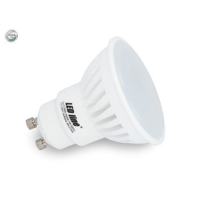 Billede af 7W LED spot - Keramisk, 230V, GU10 - Dæmpbar : Ikke dæmpbar, Kulør : Varm