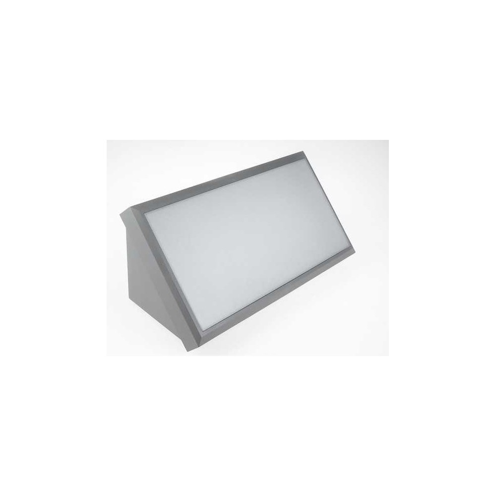 Outlet: V Tac 20w Led Væglampe Grå Ip65 Udendørs 230v Inkl. Lyskilde Dæmpbar : Ikke Dæmpbar Kulør : Varm