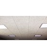 Indbygningsramme til 60x60 LED panel - Velegnet til Troldtekt og gips, hvid kant