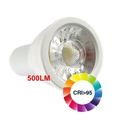 GU5.3 4,5W dæmpbar LUX5 LED spotpære - 12V, MR16, RA 95
