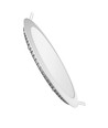 18W Ø22,5cm LED indbygningspanel - Hul: Ø21 cm, Mål: Ø22,5 cm