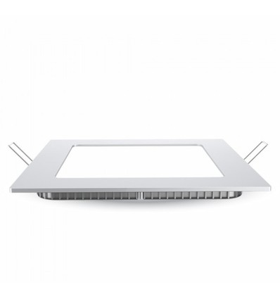 V-Tac 18W LED indbygningspanel - Hul: 21x21 cm, Mål: 22,5x22,5 cm, 230V, Samsung LED chip