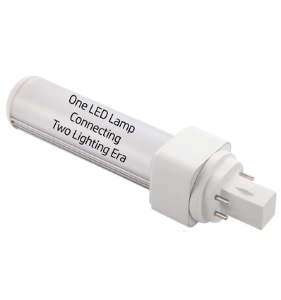 LEDlife G24Q-SMART6 6W LED pære - HF Ballast kompatibel, DALI dæmpbar, 180°, Erstat 13W
