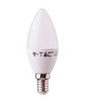 V-Tac 3W LED kertepære - B35, E14, 230V