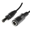 DC Forlængerkabel - 1 m, til LED strips, 5V-24V, sort