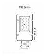 V-Tac 30W LED gadelampe - Samsung LED chip, Ø60mm, IP65, 135lm/w