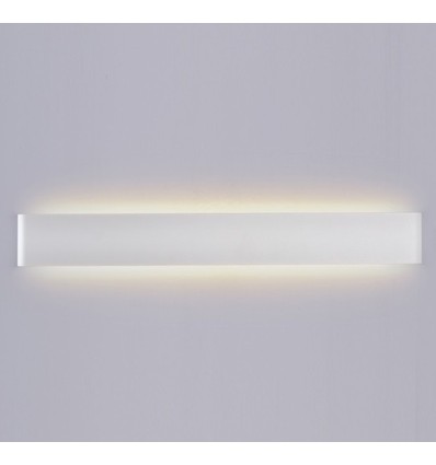V-Tac 20W LED hvid aflang væglampe - Indirekte, IP44 udendørs, 230V, inkl. lyskilde