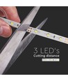 5m 4,2W/m LED strip - 12V DC, 60 LED pr. meter