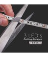 5m 10,8W/m LED strip - 12V DC, IP20, 60 LED pr. meter