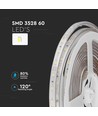 V-Tac 4,2W/m stænktæt LED strip - 5m, IP65, 60 LED pr. meter
