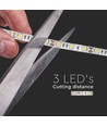 V-Tac 7W/m RGB stænktæt LED strip - 5m, 60 LED pr. meter