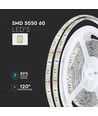 5m 7W/m RGB stænktæt LED strip - 12V DC, IP65, 60 LED pr. meter